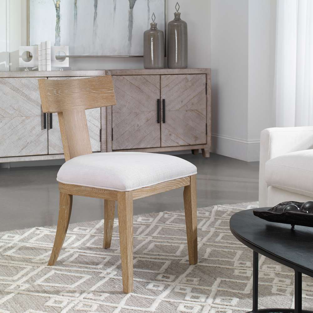 Uttermost - Idris Armless Chair Natural - 23595 veiw 4