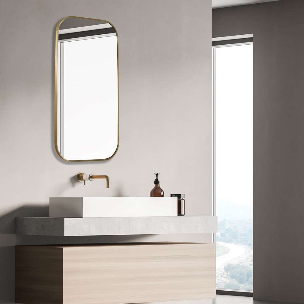 Uttermost - Taft Plated Brass Mirror - 09718 veiw 4