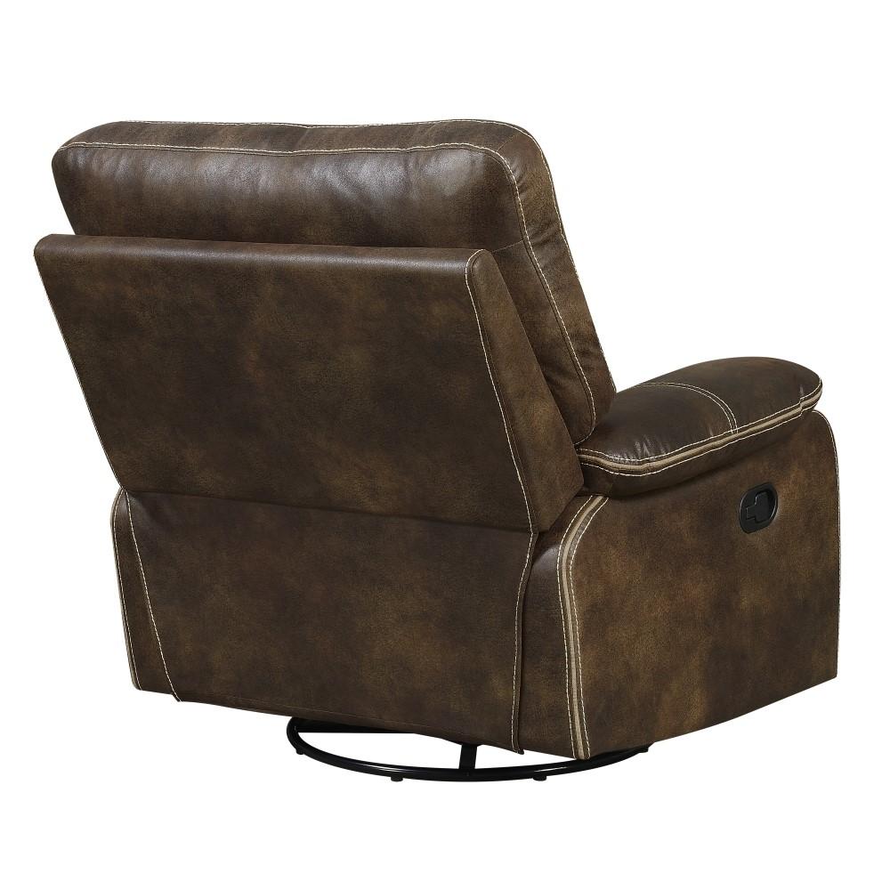 Wallace & Bay - Hooper Dark Brown Swivel Reclining Glider with Swivel, Glide, And Recline Motion - U510470 veiw 3