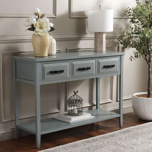 Safavieh - Aiden Console Table - Blue - AMH6502C veiw 2