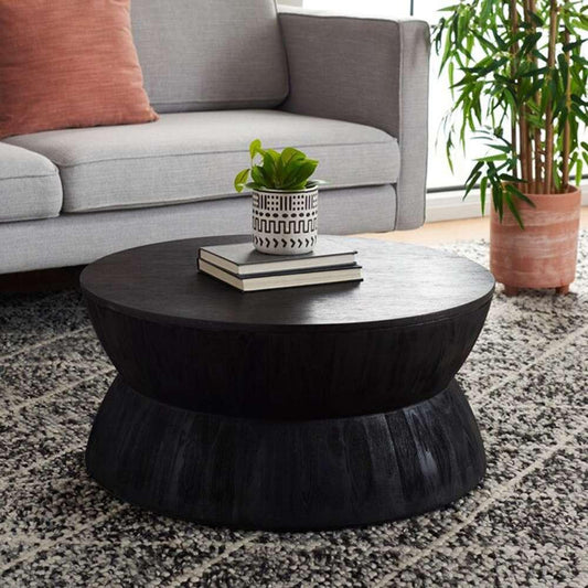 Safavieh - Alecto Round Coffee Table - Black - COF6601D veiw 2
