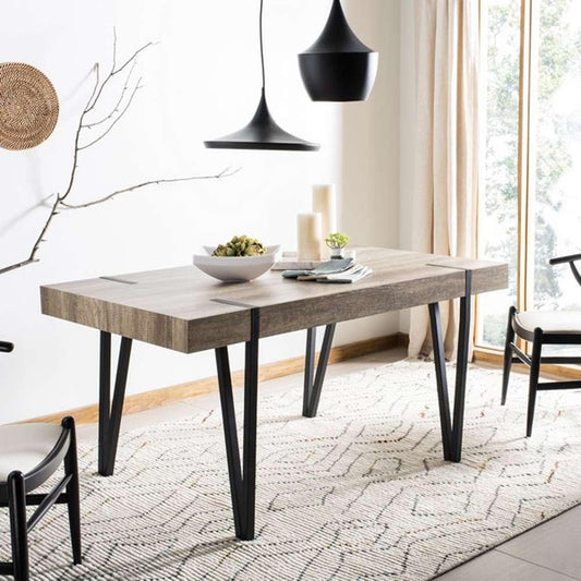 Safavieh - Alyssa Dining Table - Multi - Brown - DTB7000A veiw 2