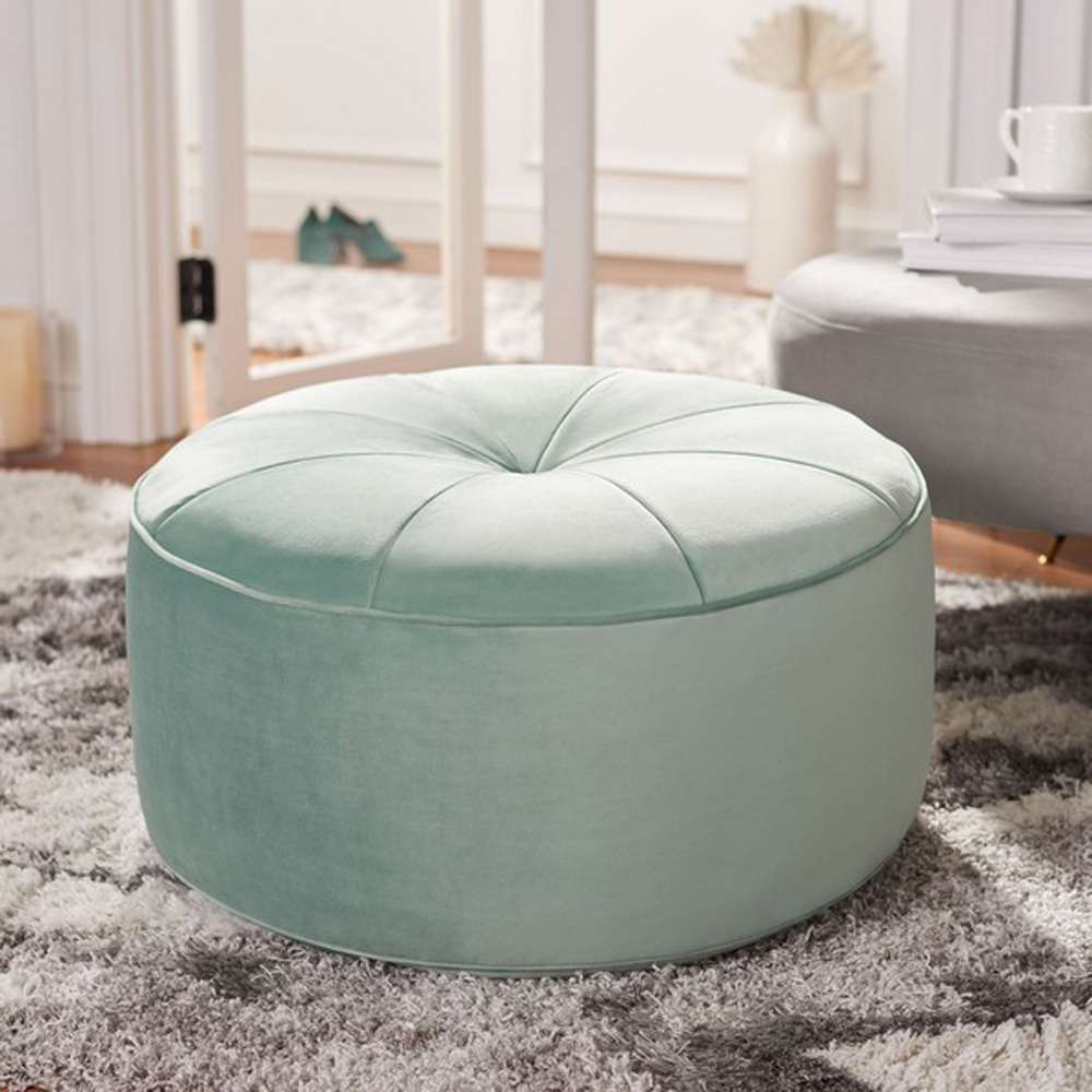Safavieh - Amais Round Ottoman - Mint - OTT4501C veiw 2