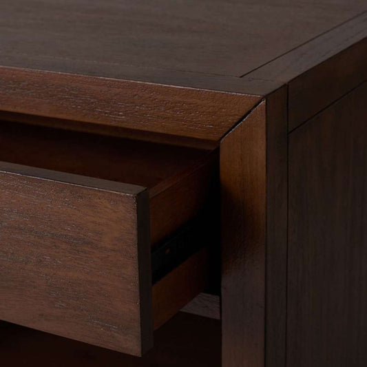 Safavieh - Ariella 1 Drawer Wd Nightstand - Brown - SFV7702A veiw 2