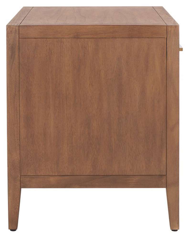 Safavieh - Ariella 1 Drawer Wd Nightstand - Brown - SFV7702A veiw 5