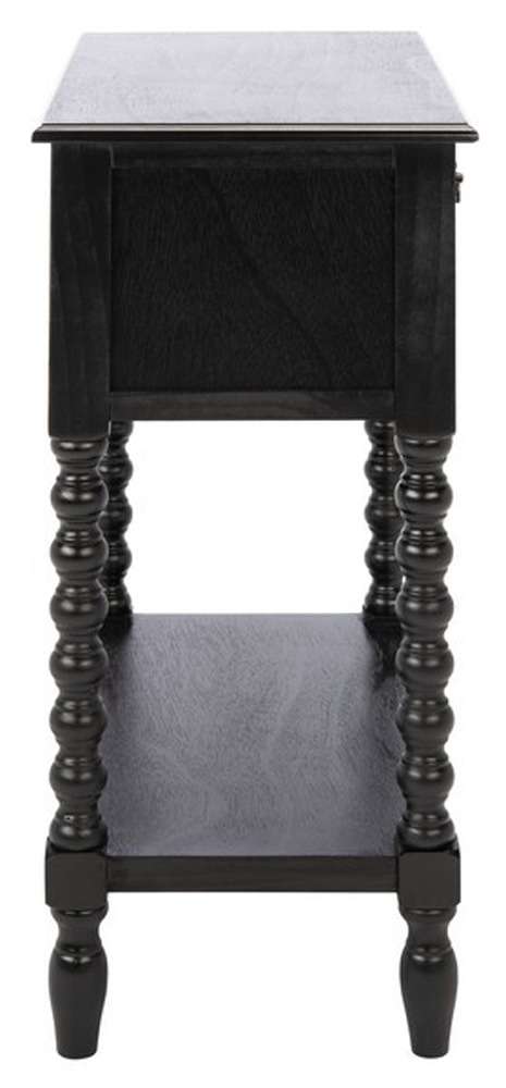 Safavieh - Athena 3 Drawer Console Table - Black - CNS5703B veiw 4