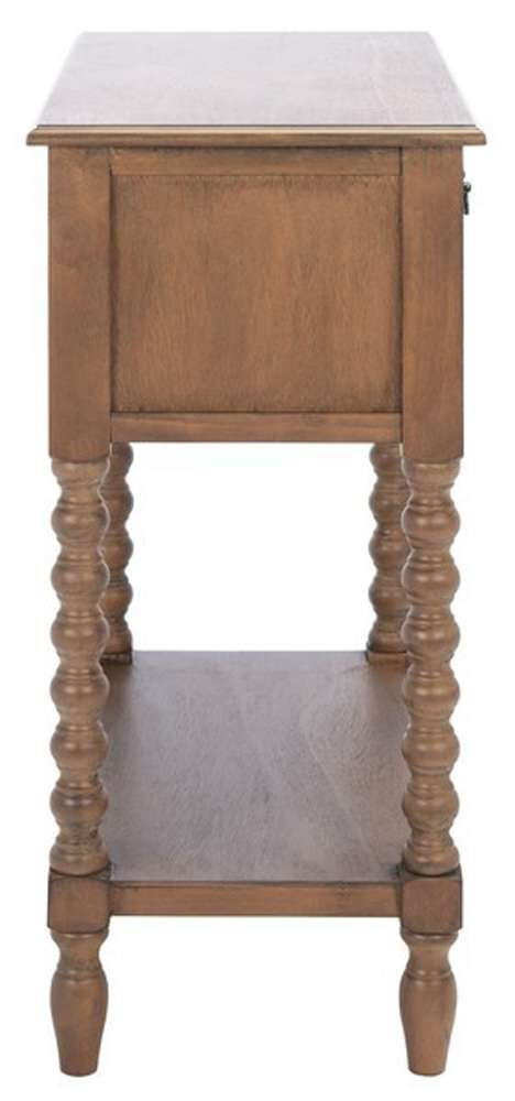 Safavieh - Athena 3 Drawer Console Table - Brown - CNS5703C veiw 4