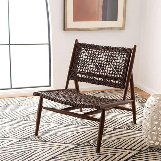 Safavieh - Bandelier Accent Chair - Brown - Brown - ACH1000C veiw 2