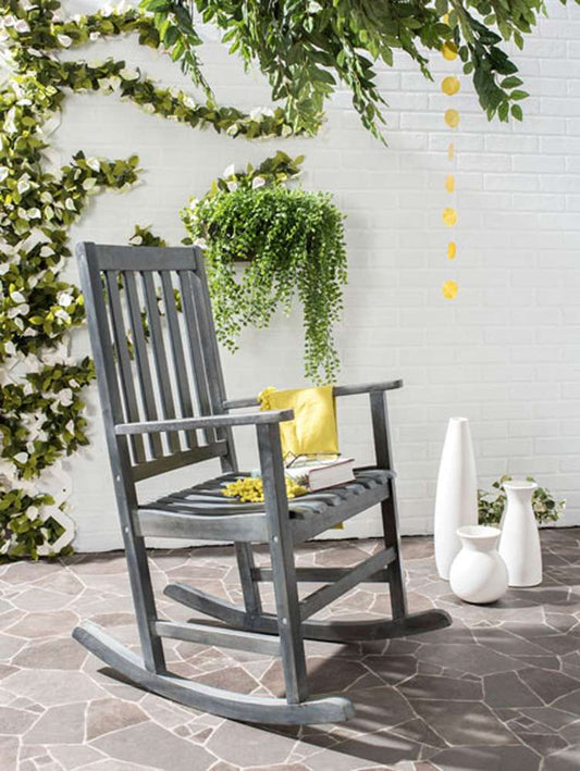 Safavieh - Barstow Rocking Chair - Ash Grey - PAT6707B veiw 2