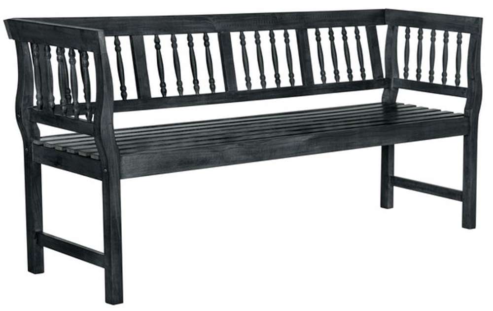 Safavieh - Brentwood Bench - Dark Slate Gray - PAT6732K veiw 3