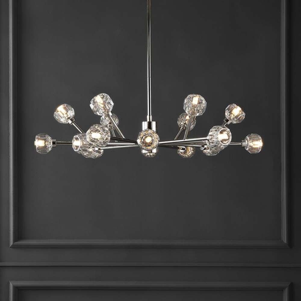 Safavieh - Breyer Crstal Chandelier - Nickle - CTL1023B veiw 2
