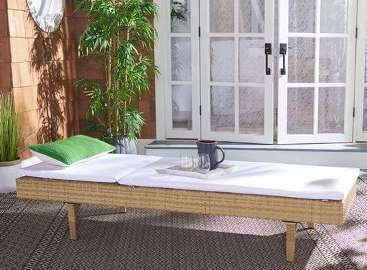 Safavieh - Cam Sunlounger - Natural - White - PAT7501D veiw 2