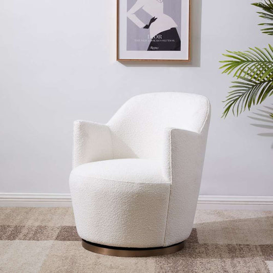 Safavieh - Christian Swivel Accent Chair - Ivory - SFV4797A veiw 2