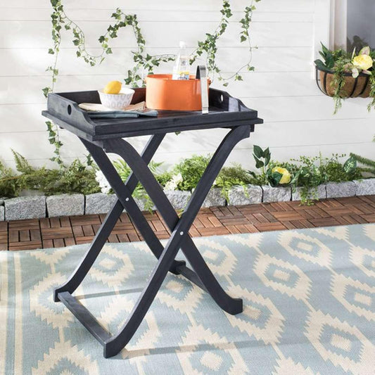 Safavieh - Covina Tray Table - Dark Slate Gray - PAT6716K veiw 2