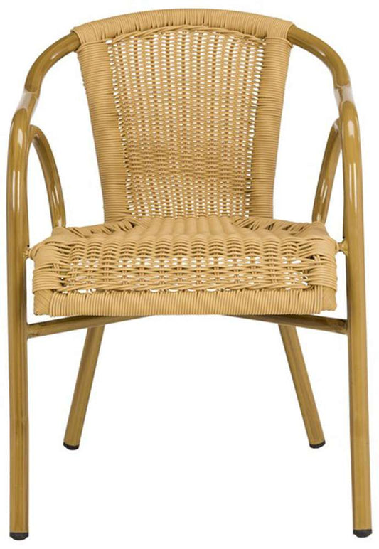 Safavieh - Dagny Arm Chair - Natural (Set of 2) - PAT4000B-SET2 veiw 2