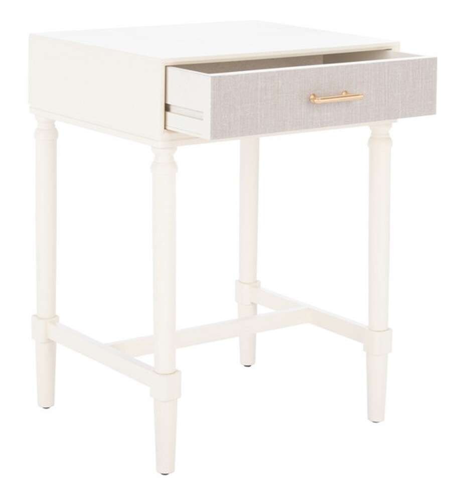 Safavieh - Estella 1Drw Accent Table - White - ACC5722A veiw 4