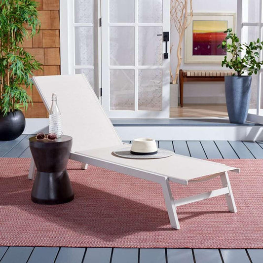 Safavieh - Fionne Sunlounger - Silver - Beige - PAT9038A veiw 2