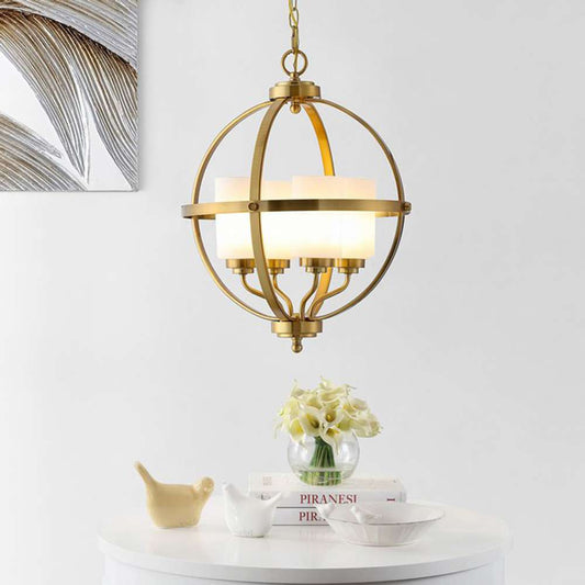 Safavieh - Forler 4Lt 17 Inch Pendant - Brass - PND4117A veiw 2
