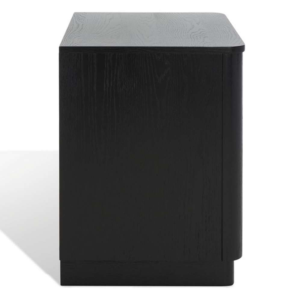 Safavieh - Gabrietta 2 Drawer Nightstand - Black - Gold - SFV2142B veiw 5