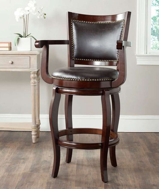 Safavieh - Gitano Barstool - Brown - FOX7009A veiw 2