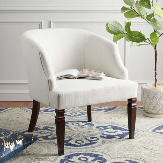 Safavieh - Ibuki Accent Chair - White - ACH4006A veiw 2