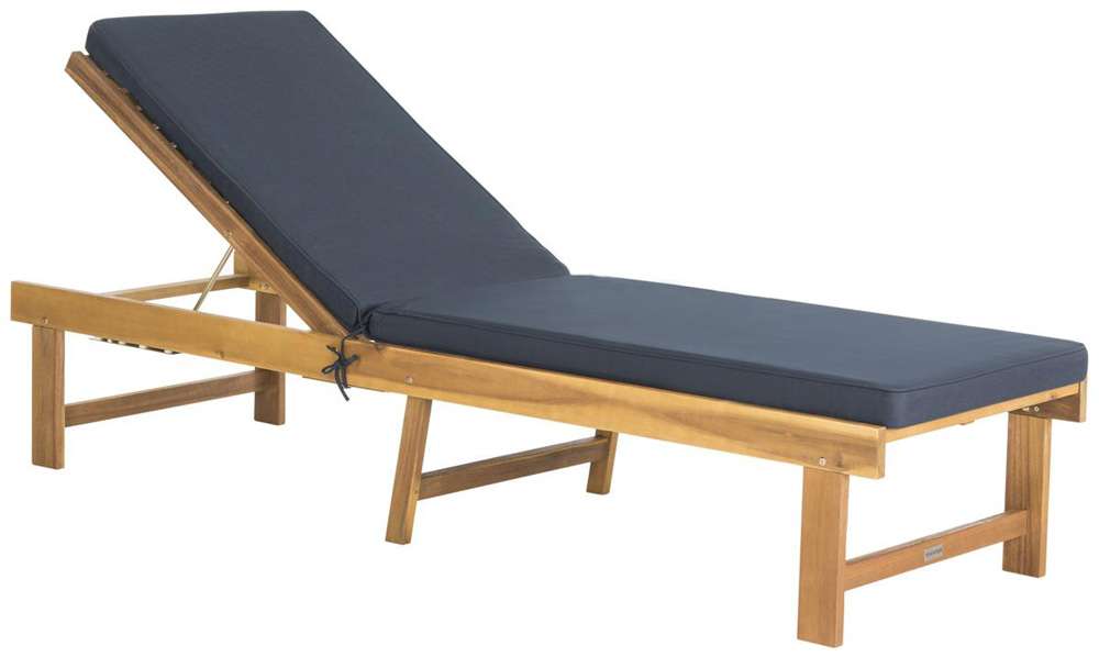Safavieh - Inglewood Lounge Chair - Natural - Navy - PAT6723B veiw 4