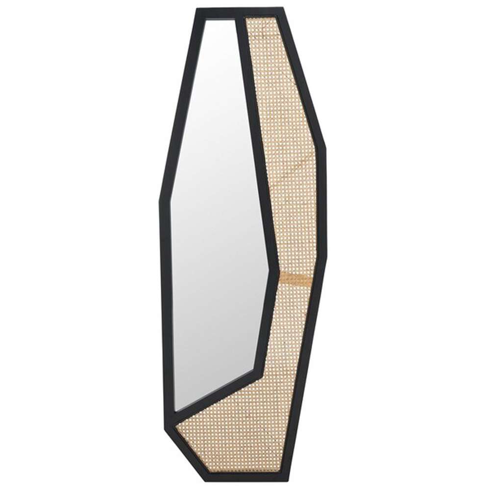 Safavieh - Jalen 24in Mirror - Black - Natural - MRR2018A veiw 1