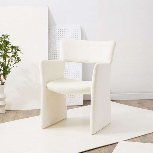 Safavieh - Jayke Velvet Dining Chair - Creme - SFV5100A veiw 2