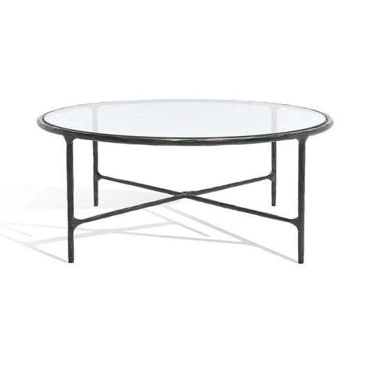 Safavieh - Jessa Round Metal Coffee Table - Black - SFV9501E veiw 2