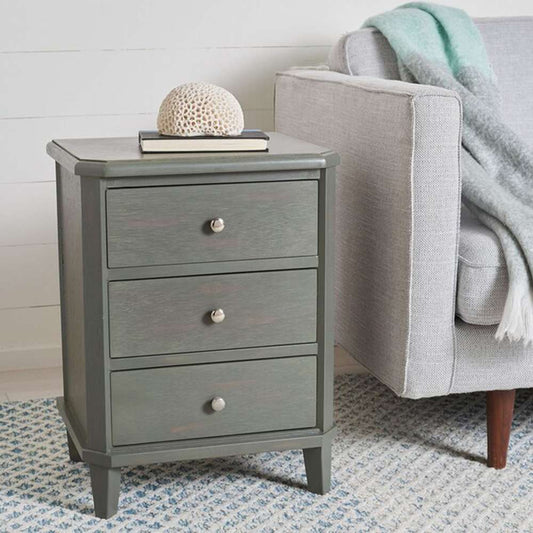 Safavieh - Joe Night Stand W/Storage Drws - Ash Grey - AMH6629A veiw 2