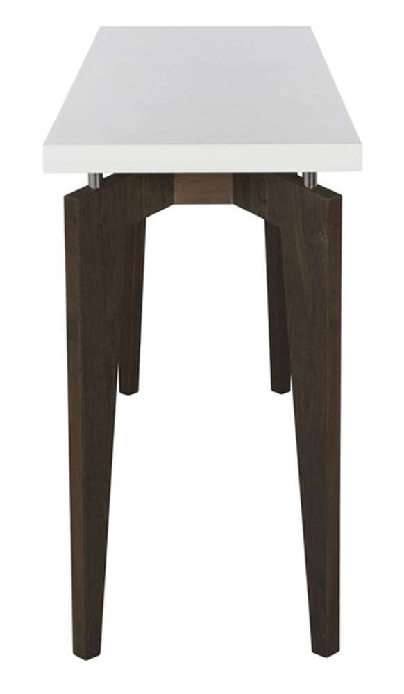 Safavieh - Josef Console Table - White - Dark Brown - FOX4222A veiw 4