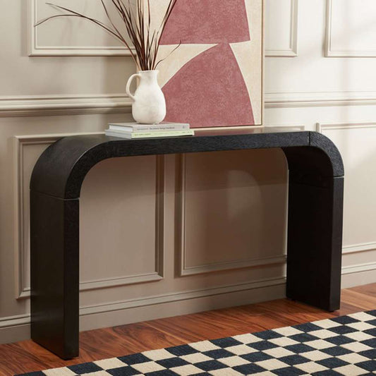Safavieh - Liasonya Curved Console Table - Black - CNS6604C veiw 2