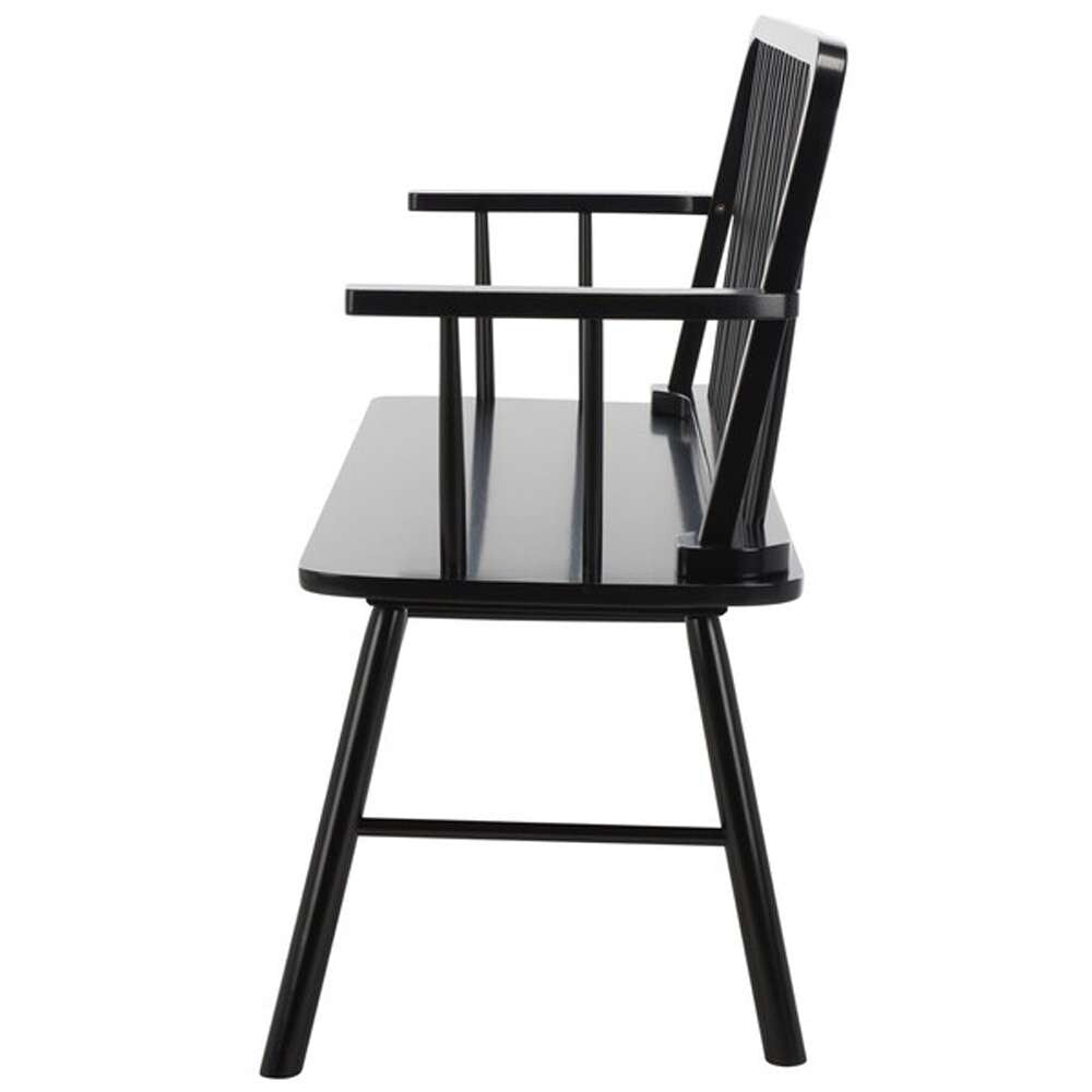 Safavieh - Lucilia Spindle Bench - Black - BCH8501C veiw 4