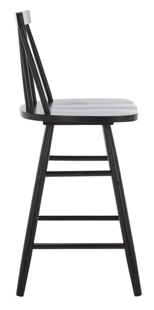 Safavieh - May Wood Counter Stool - Black - BST1405A veiw 4