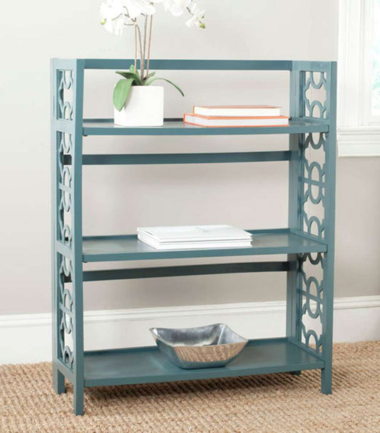 Safavieh - Natalie Small Bookcase - Teal - AMH6565D veiw 2