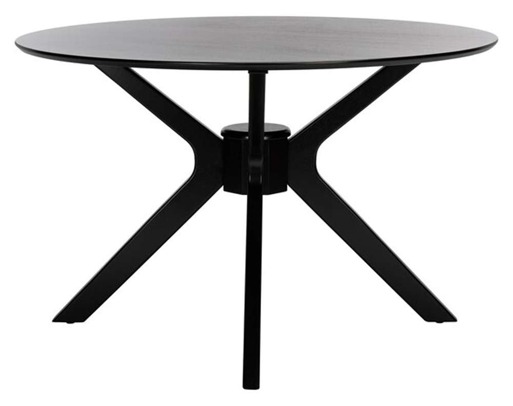 Safavieh - Nicolai Round Dining Table - Matte Black - DTB1405A veiw 3