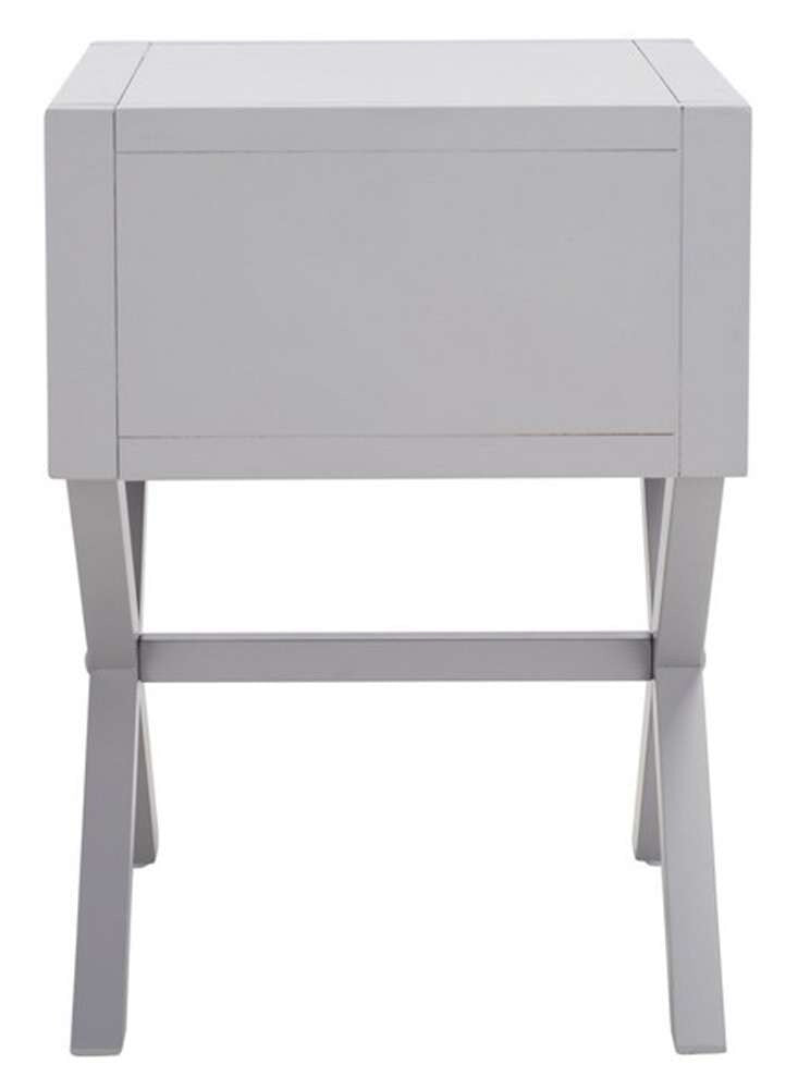 Safavieh - Odilia 1 Drawer Nightstand - Grey - NST9200D veiw 5