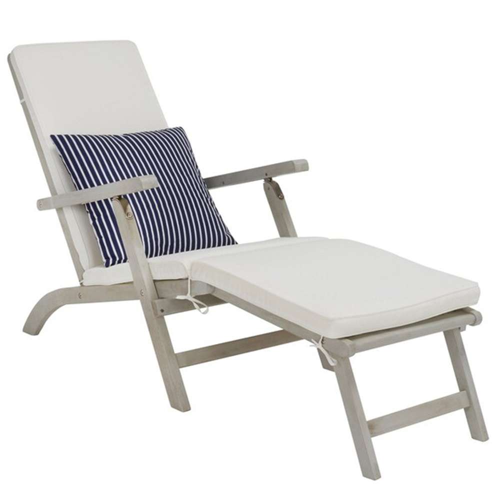Safavieh - Palmdale Lounge Chair - Grey - Bge + Thn Stp P - PAT7015F veiw 4