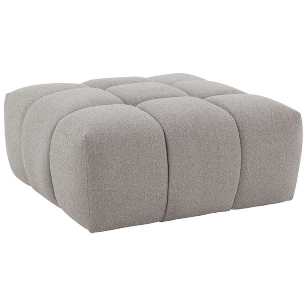 Safavieh - Petryna Boucle Tufted Ottoman - Grey - SFV4823C veiw 4