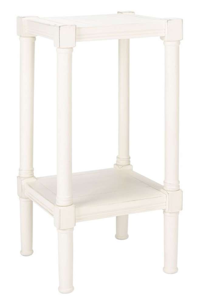 Safavieh - Rafiki Sq Accent Table - Distressed White - ACC5709A veiw 3