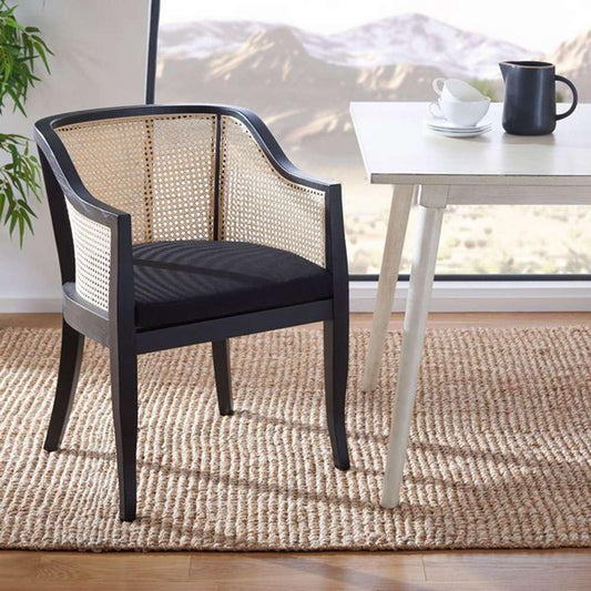 Safavieh - Rina Cane Dining Chair - Black - Natural - DCH9501D veiw 2