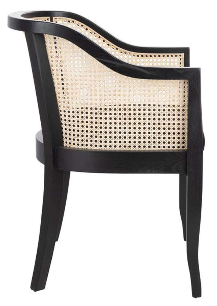 Safavieh - Rina Cane Dining Chair - Black - Natural - DCH9501D veiw 4