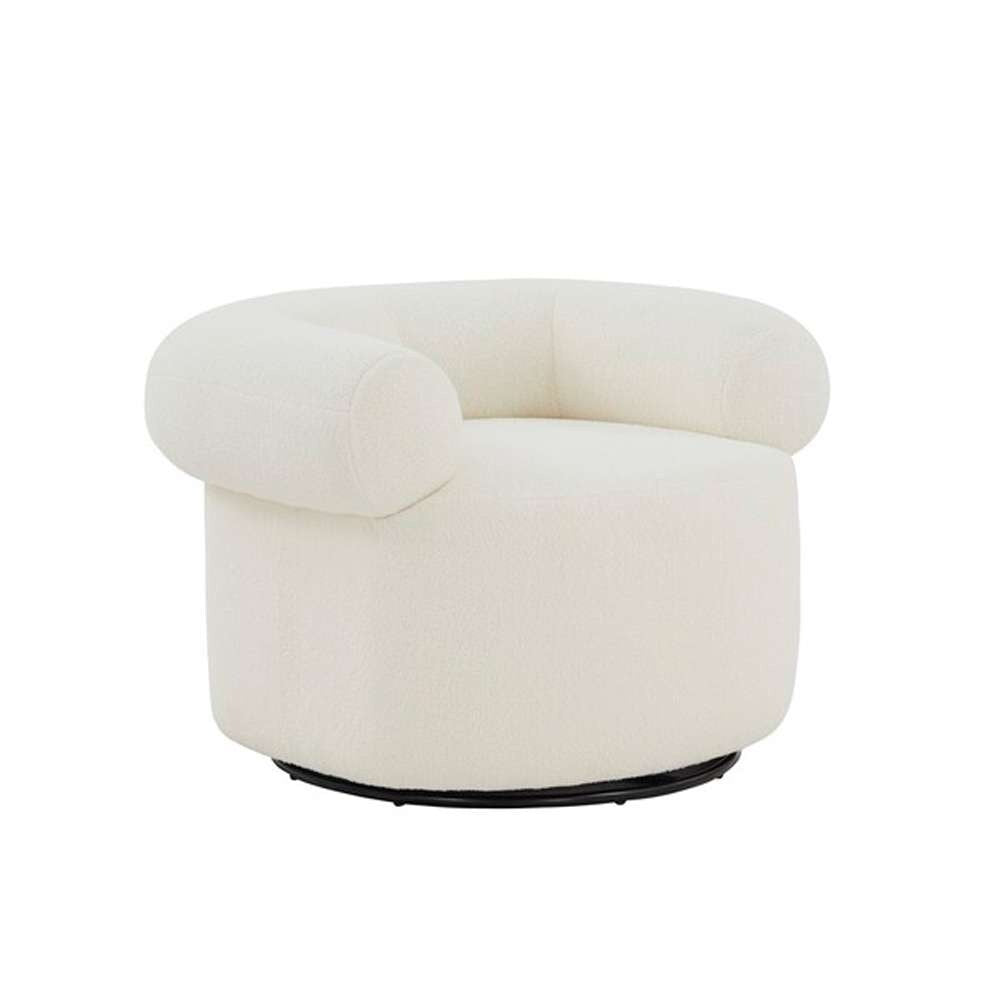 Safavieh - Sadie Swivel Accent Chair - Ivory - SFV5045A veiw 4