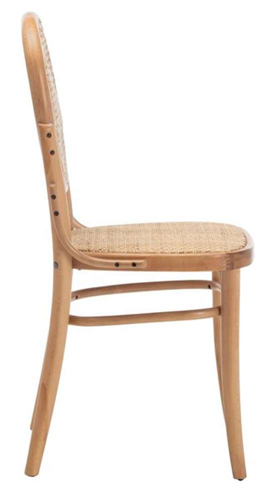 Safavieh - Sonia Cane Dining Chair - Natural (Set of 2) - DCH9504C-SET2 veiw 4