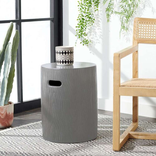 Safavieh - Trunk In/Outdoor Accent Stool - Dark Grey - VNN1004A veiw 2