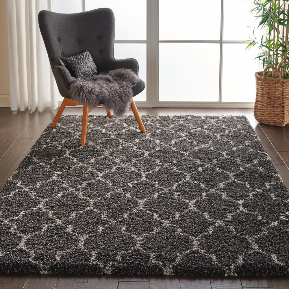 Nourison - Amore AMOR2 Black 53in x 75in Area Rug - AMOR2-99446171894_CLOSEOUT veiw 2