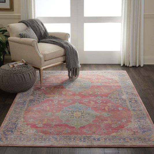 Nourison - Ankara Global ANR01 Multicolor 53in x 76in Persian Area Rug - ANR01-99446456335_CLOSEOUT veiw 2