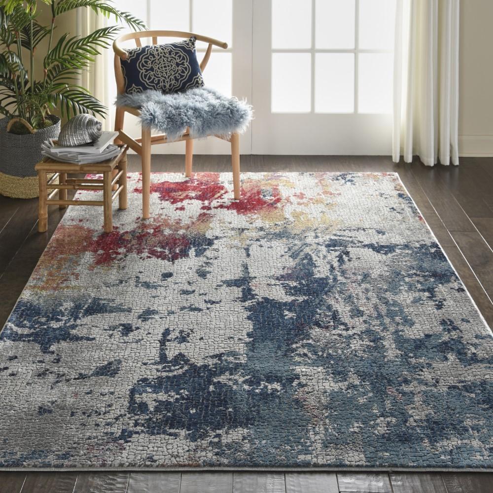 Nourison - Ankara Global ANR10 Multicolor 4x6 Abstract Area Rug - ANR10-99446474988_CLOSEOUT veiw 2