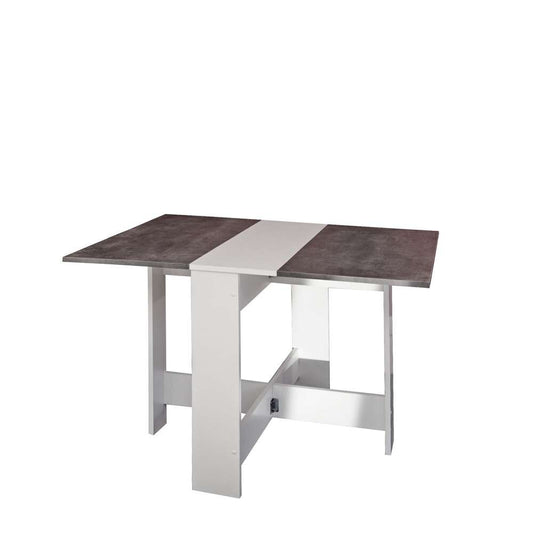 TEMAHOME - Papillon Foldable Table in White / Concrete Look - E2050A2198X00 veiw 2