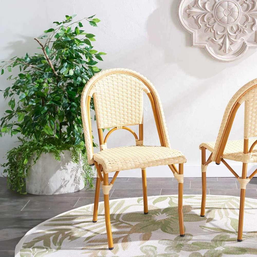 Safavieh - California Side Chair - Natural (Set of 2) - PAT7530A-SET2 veiw 1